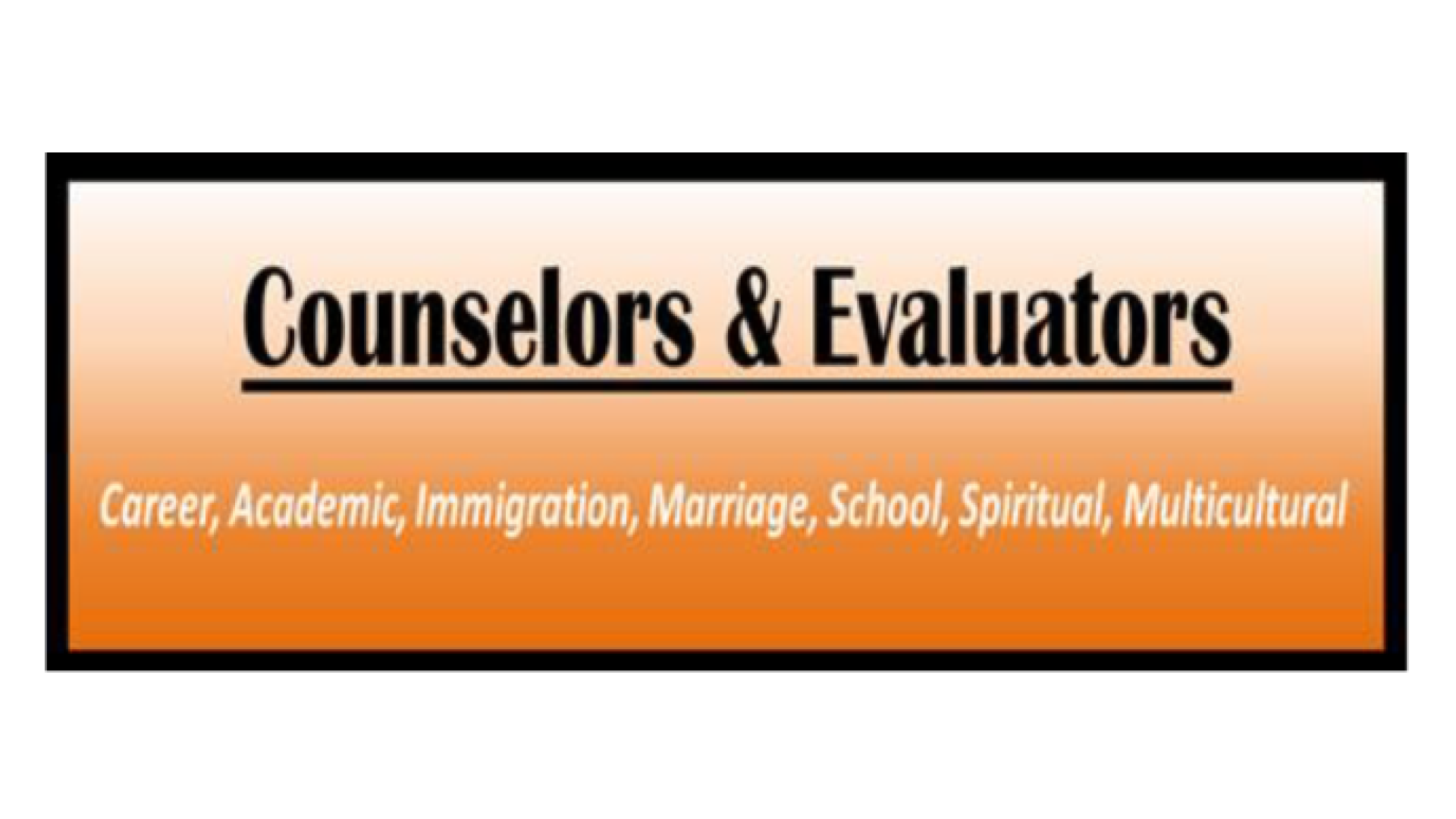 Counselors & Evalautors