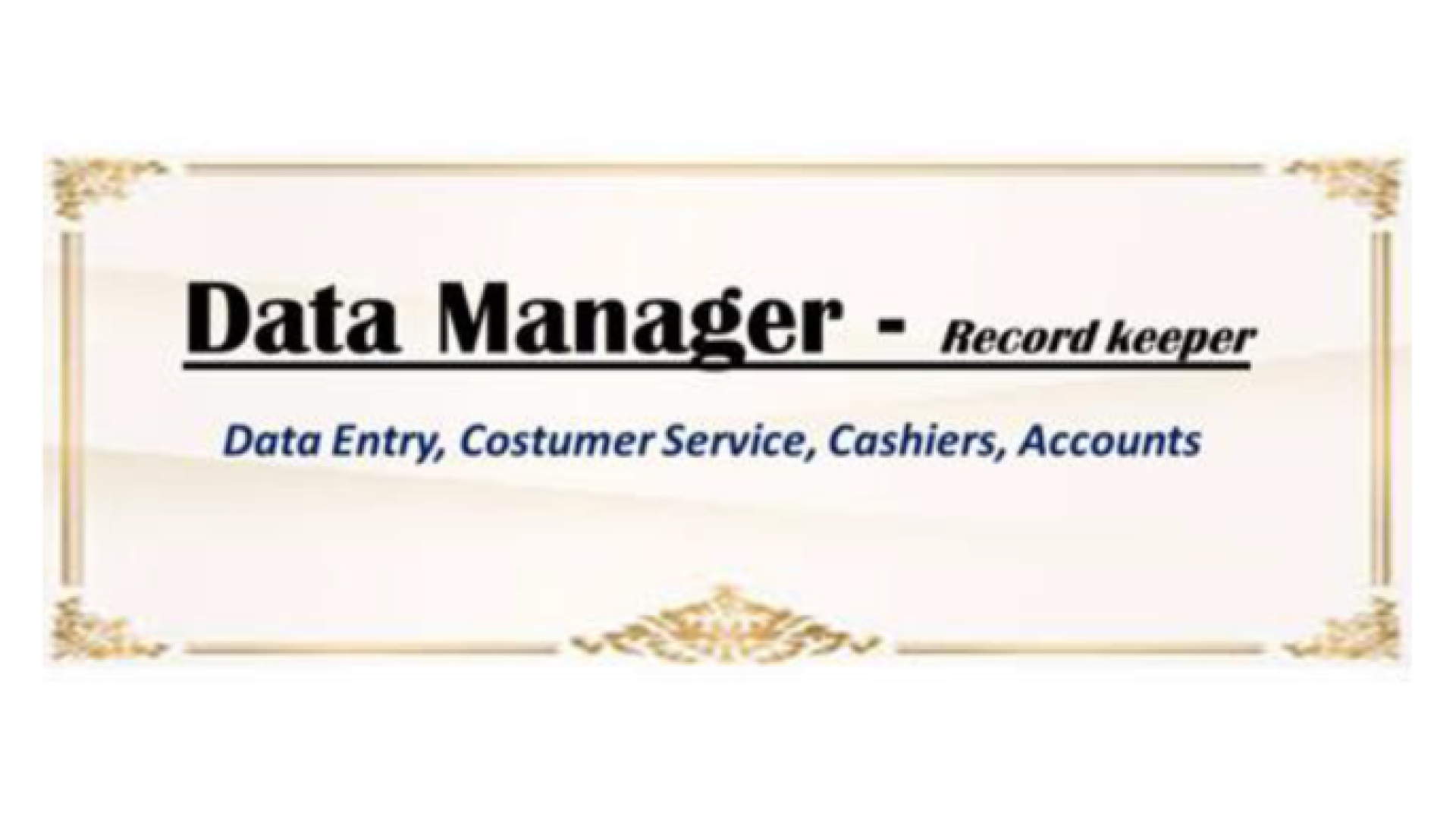 Data Manager