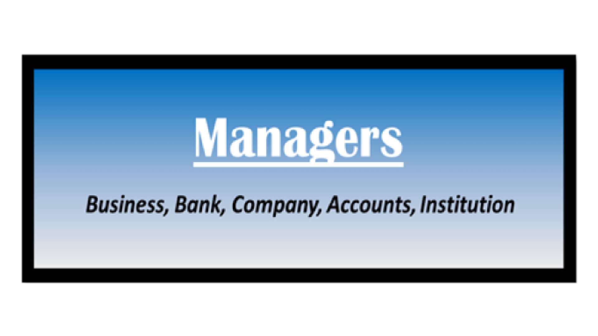 Managers